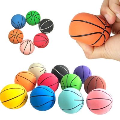 Mini Basket Giocattolo in gomma ultra elastico, ecologico, non gonfiabile, resistente all'usura, piccolo giocattolo per bambini