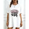 Oversized T Shirt Black Los Angeles Based Adore Dreams Together 247 Get Money Graphic Print Streetwear Fashion Casual Wear