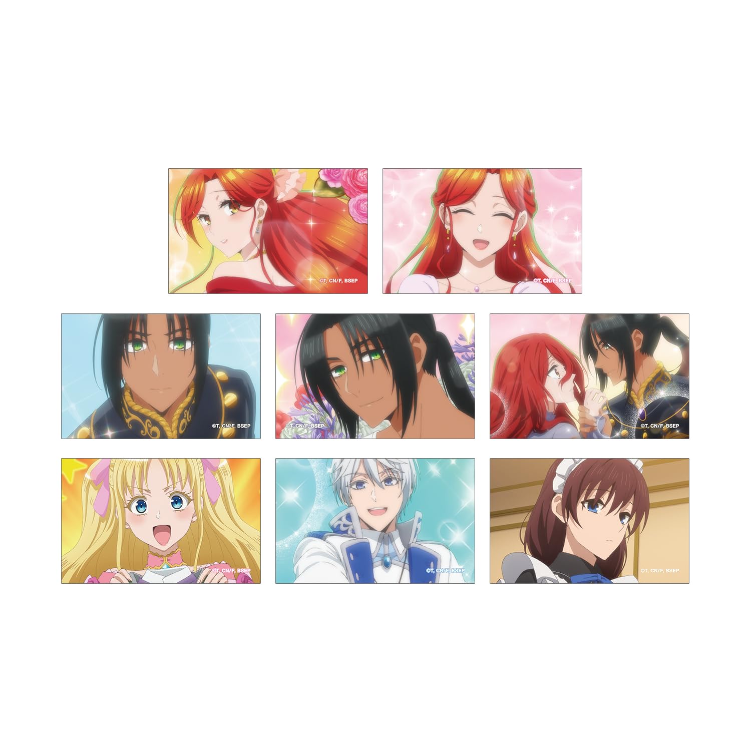 

TV Anime [The Zapped Young Lady is Adored by Her Sister s Ex-Fiance] Trading Scene Illustration Cards Box of 8