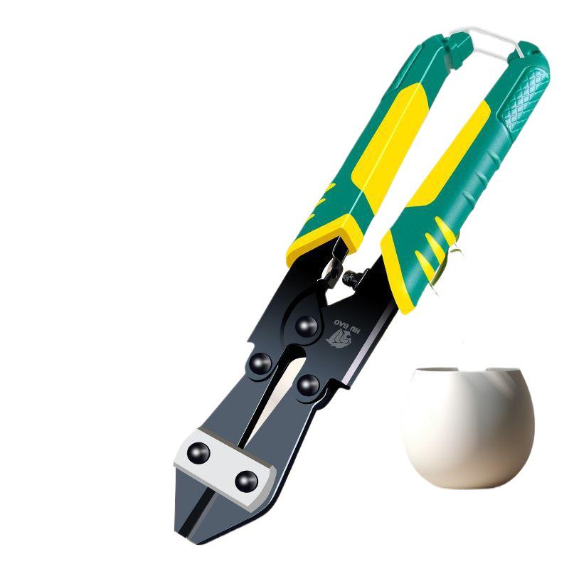 Brand High-Leverage Eagle-Nose Mini Wire Cutters - Labor-Saving Steel Wire & Rebar Cutting Pliers, Iron Chain Scissors.