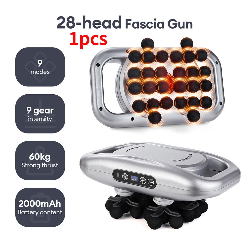 12-Head Fascia Gun High Frequency Vibration Body Massage Gun Back Massager Waist Massager Neck Shoulder Thigh Fascia masajeador