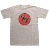 Boys' Foo Fighters Ff Logo T-shirt Youth X-Small Heather Grey
