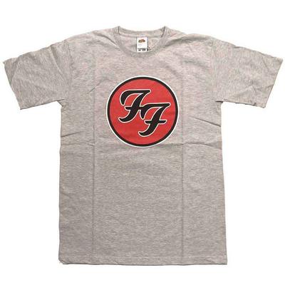 Boys' Foo Fighters Ff Logo T-shirt Youth X-Small Heather Grey