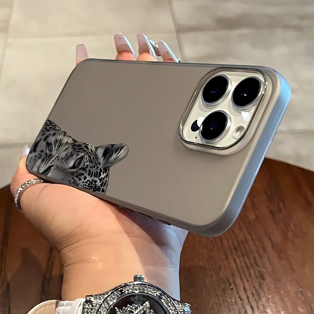 

Half Black Tiger Soft Phone Case For IPhone 17 16 15 14 13 12 11 Pro Max 7 8 XR XS Transparent Silicone Soft Cover Case iphone 11 Pro