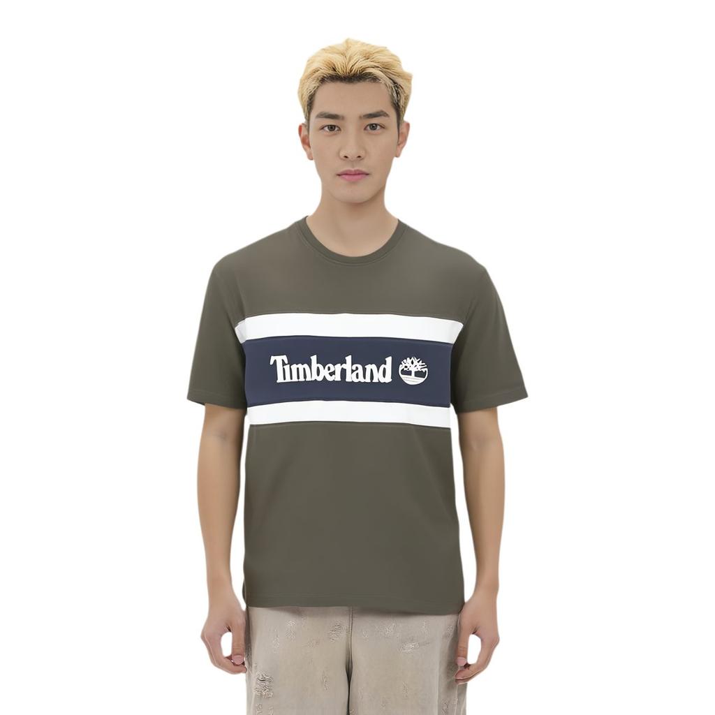 Timberland T Shirt Men's Army Green A22S1Z29