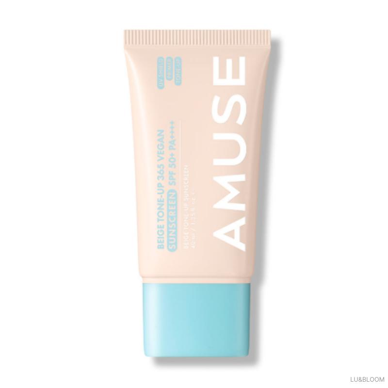 Amuse Beige Tone-Up 365 Vegan Sunscreen 40ml SPF50+ PA++++ (+Free gift)