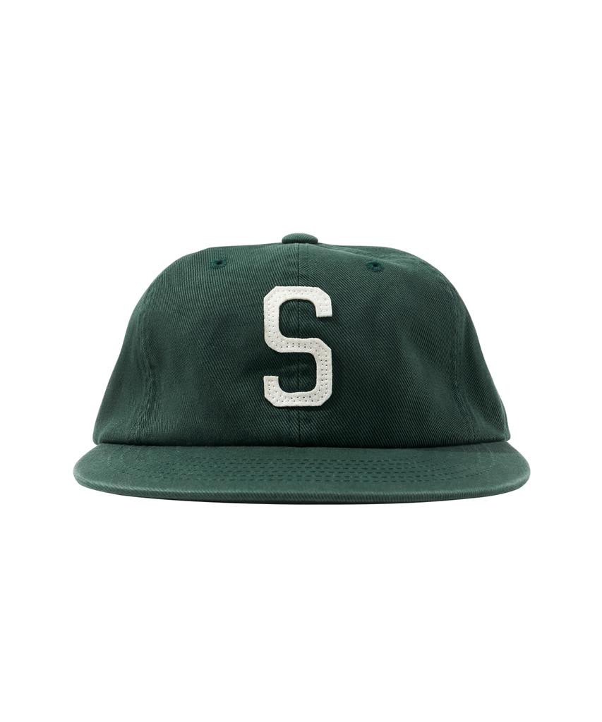 HALLO SONNENAUFGANG S Logo Baumwolle Entspannte Passform 6-Panel Kappe_Tiefgrün