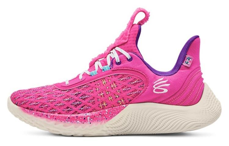 Under Armour Curry 9 Sesame Street Abby Cadabby 3024248-605 49.5