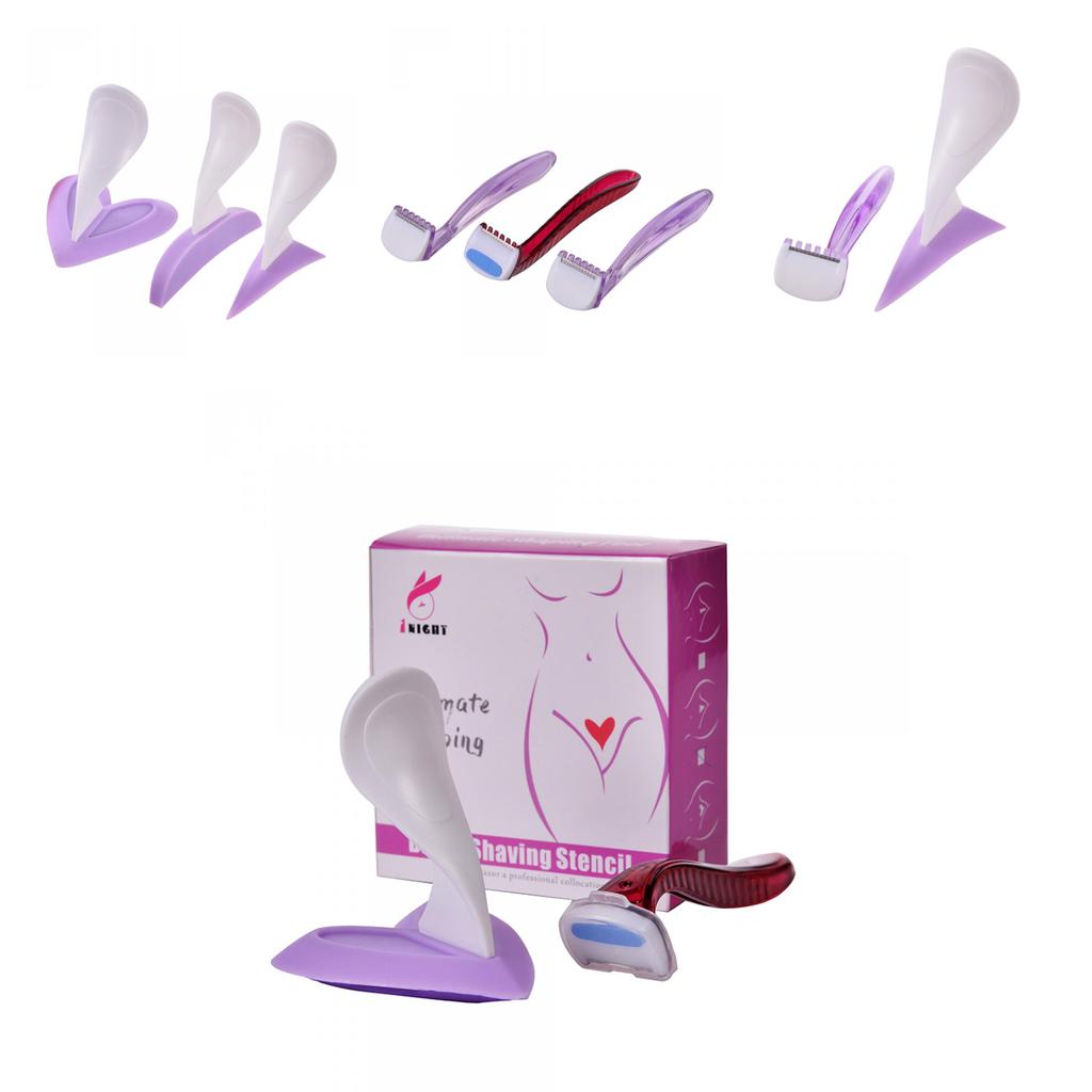Versatile And Timeless Ladysecret Pubes Hair Razor With Heart-shaped And Triangular Designs