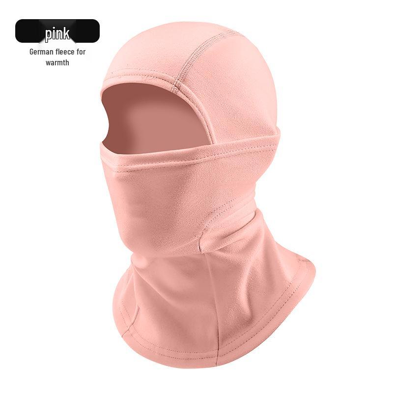 Autumn & Winter Windproof Motorcycle Balaclava: Plus Velvet Warm Ski Mask for Cycling