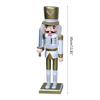 12 Inch Wooden Nutcracker Soldier King Figurine Christmas Decor for Shelve Table