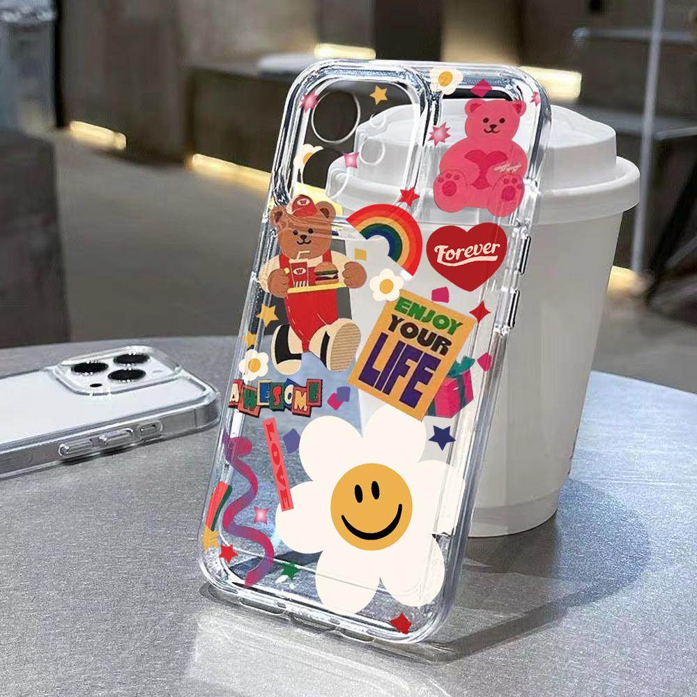 Kryt na telefon pro Samsung A56 5G Galaxy A55 A36 A26 A16 A15 A35 A34 A33 A54 A53 A52s A25 A14 A13 A06 A05s A05 Měkký TPU Květinový kryt