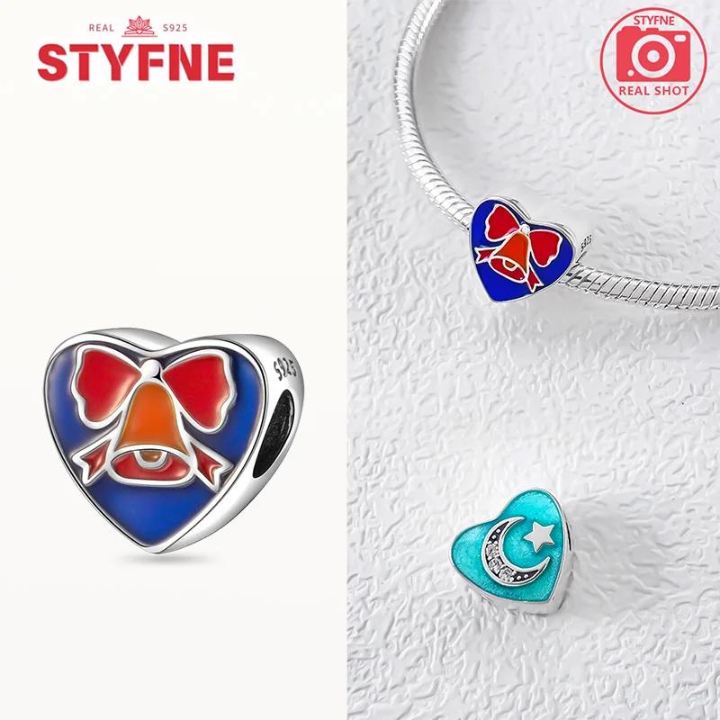 Copperchristmas Series Santa Claus Star Heart Bead Fit Original Bracelet Diy Fine Charm Jewelry Gifts For Women Accessories