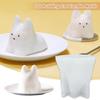 3D-Form Silikon Katze Form Wiederverwendbare Gelee Schüssel Langlebige Kuchenform Küchengebrauch