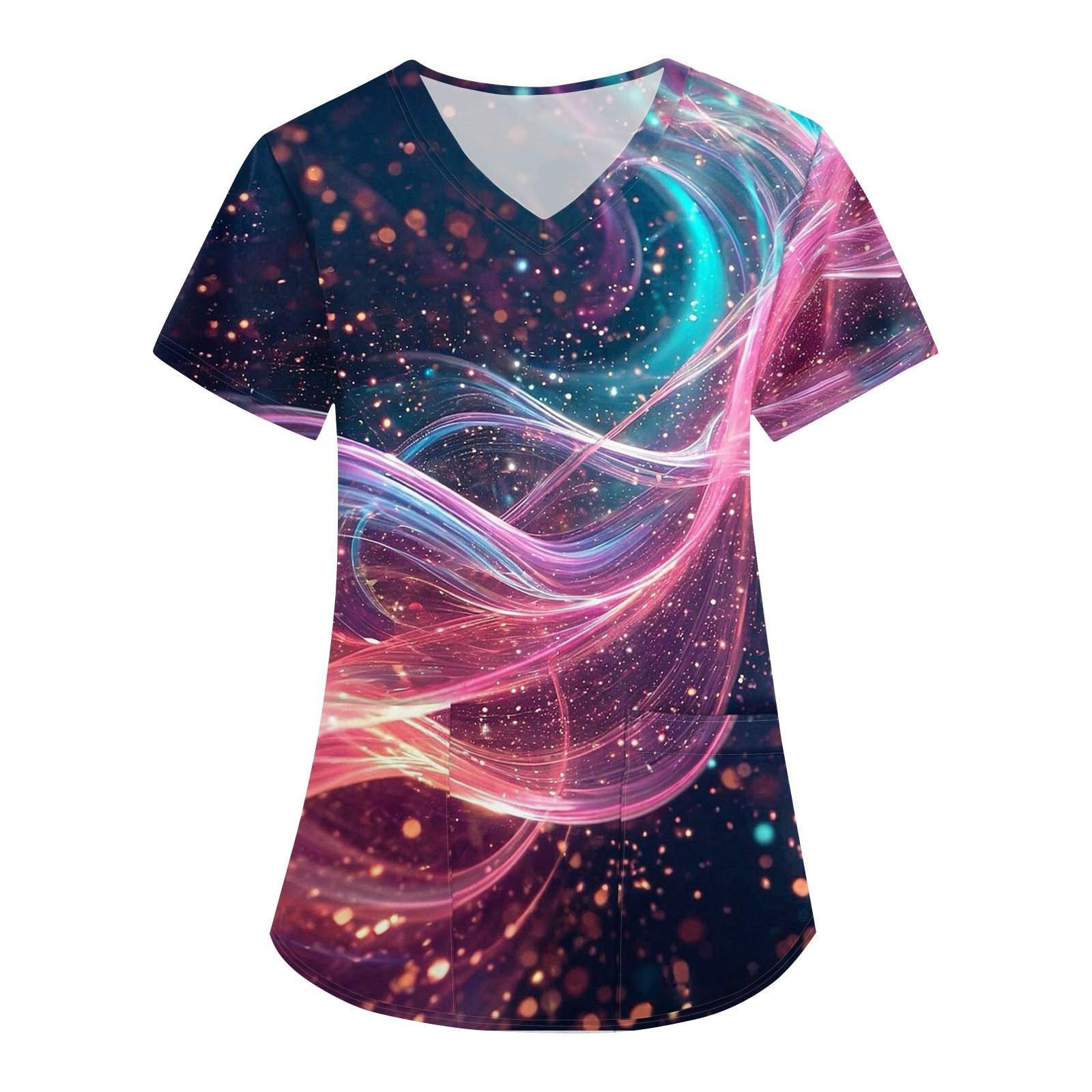 

Жіноча уніформа з принтом Робоча уніформа Захисна уніформа з V-подібним вирізом і кишенькою Захисна уніформа XL Кіновар