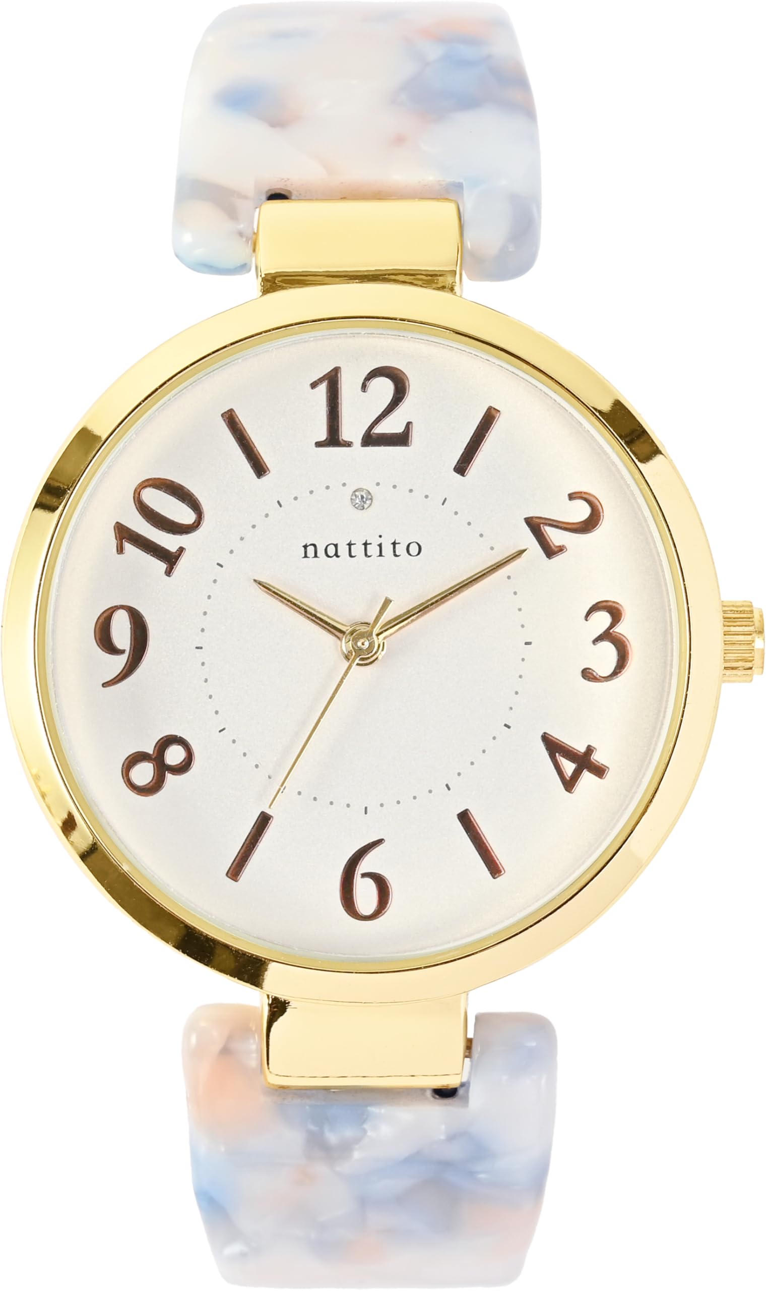 

[Fieldwork] Женские часы с аналоговым ацетатным браслетом YM119-2 YM119-2 синего цвета