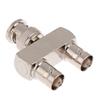 1 Pezzo Alta Qualità Spina BNC Maschio a 2 Prese BNC Femmina Splitter a Y Adattatore RF Connettore Coassiale