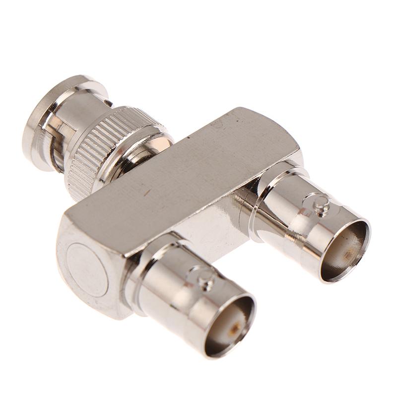 1 Pezzo Alta Qualità Spina BNC Maschio a 2 Prese BNC Femmina Splitter a Y Adattatore RF Connettore Coassiale