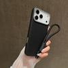Matte Lichee Soft Silicone Lanyard Phone Case For iPhone 17 16 15 Pro Max 14 Plus 11 12 13 16e X XS XR Hand Wrist Strap Cover