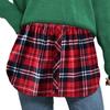 For Women Plaid For Girl Clothing Decoration Skirt Shirt Extenders Underskirt False Skirt Tail