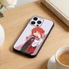 Anime Cute B-BOCCHI T-THE R-ROCK  Phone Case For iPhone 16,15,14,13,12,17,Pro Max,Plus Silicone Black Case