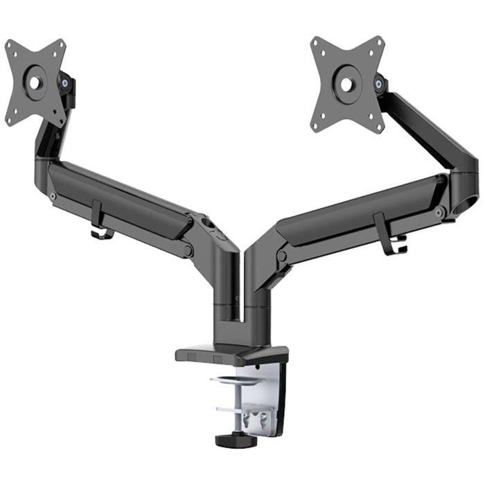 Neomounts DS70-810BL2 X2 Table Mount for 43.2 Cm Screens (17) - 81.3 Cm (32) Black Tilting + Swivel, Adjustable