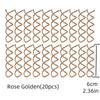 Set da 20 pezzi di accessori per capelli a forma di disco a spirale, strumenti per lo styling dei capelli marroni e neri, vendita diretta in fabbrica