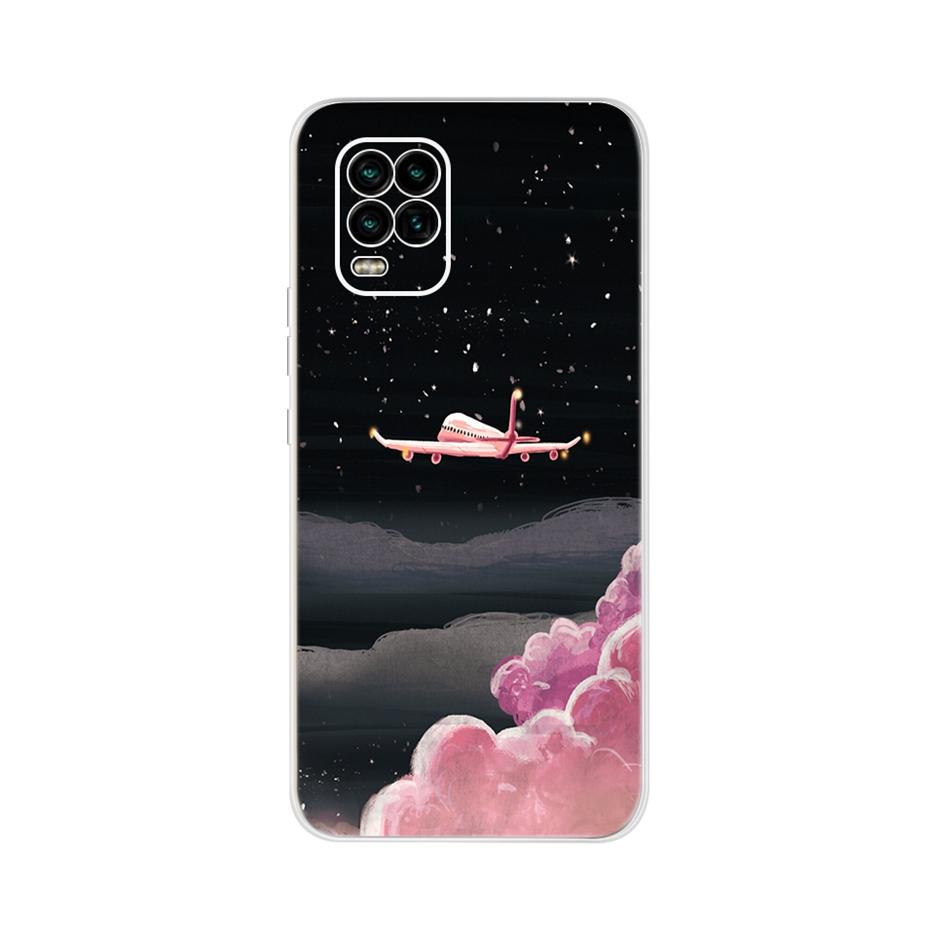 For Xiaomi Mi 10 Lite 5G Case Cute Cat Butterfly Soft Silicone Phone Cases For Xiaomi Mi 10 Lite 10Lite Back Cover Fundas Bumper