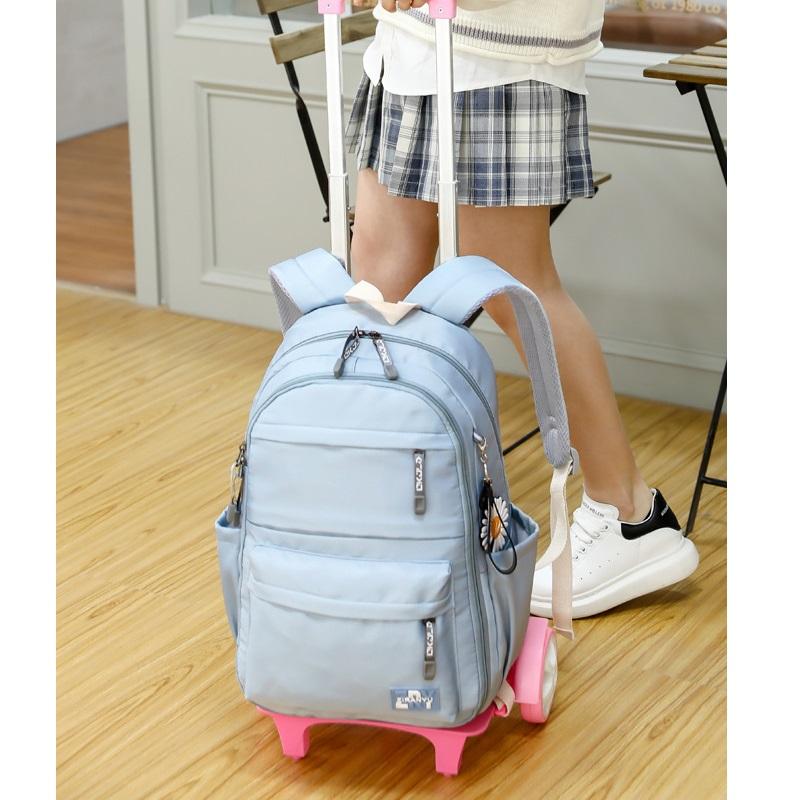 School Rolling Student Backpack 6 Wheels 5112