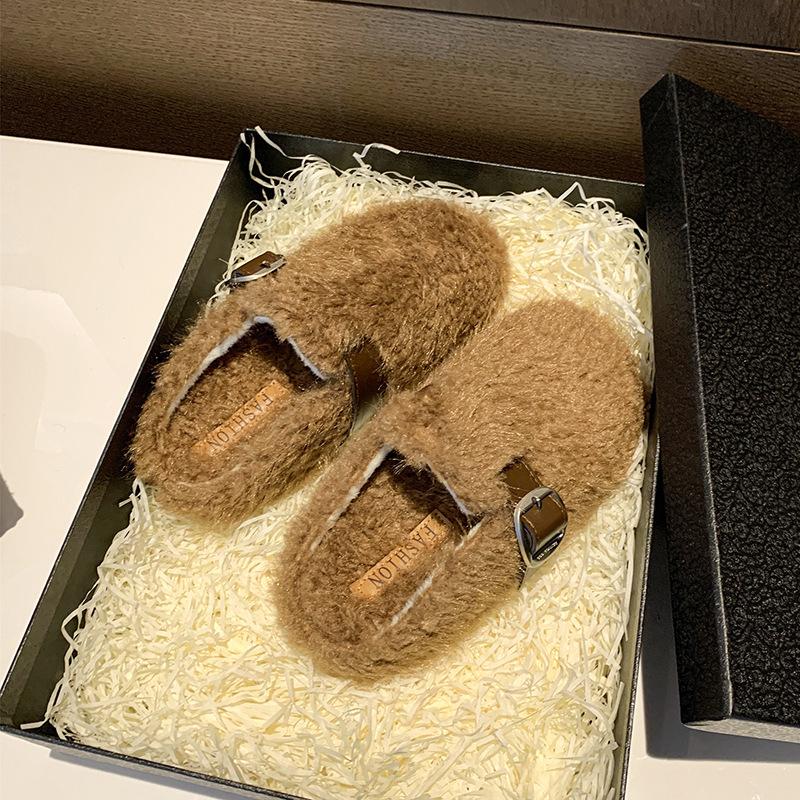 

Сладкий мех овчины интегрированные теплые шерстяные туфли пряжка ремня мягкие ленивые одинарные туфли нежные теплые туфли Мэри Джейн женские туфли 40 верблюд