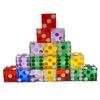 5 Stück Neue 2022 Acryl-Würfel Sechsseitig D6 19mm Casino-Würfel mit für Scharfe Kanten