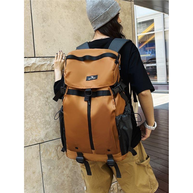 Schoolbag trendy cool men ins large capacity excursion backpack outdoor mountaineering backpack commuter female college bag