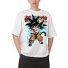 Dragon Ball GT Super Saiyan 4 Gogeta & Vegito Anime Comfortable Fashion Vintage Double-Sided Band Graphic Print Women And Men T-shirts