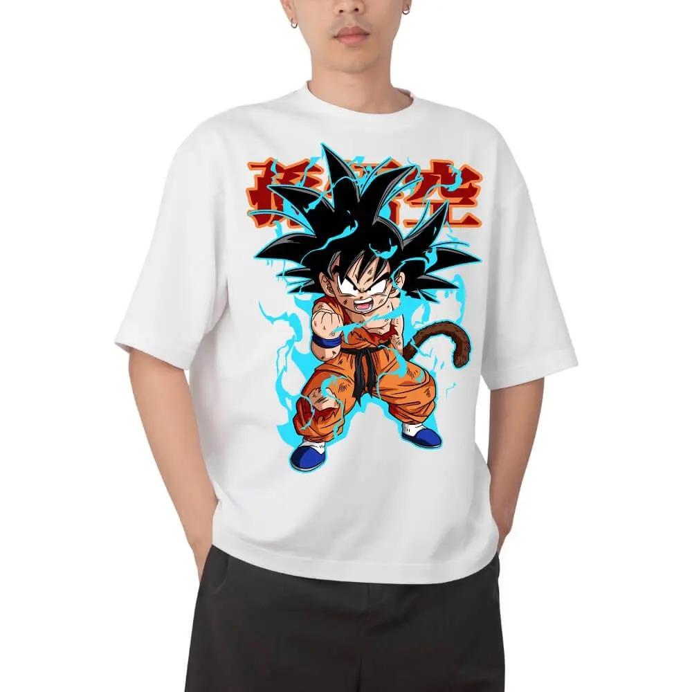 Dragon Ball GT Super Saiyan 4 Gogeta & Vegito Anime Comfortable Fashion Vintage Double-Sided Band Graphic Print Women And Men T-shirts