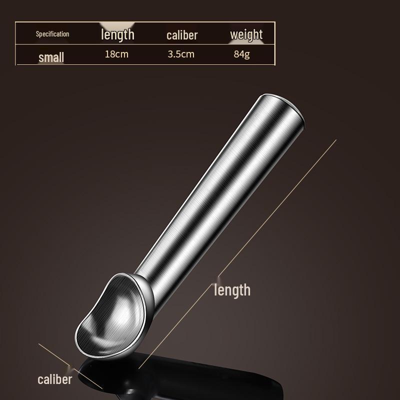 Stainless Steel Ice Cream Scoop and Dessert Spoon