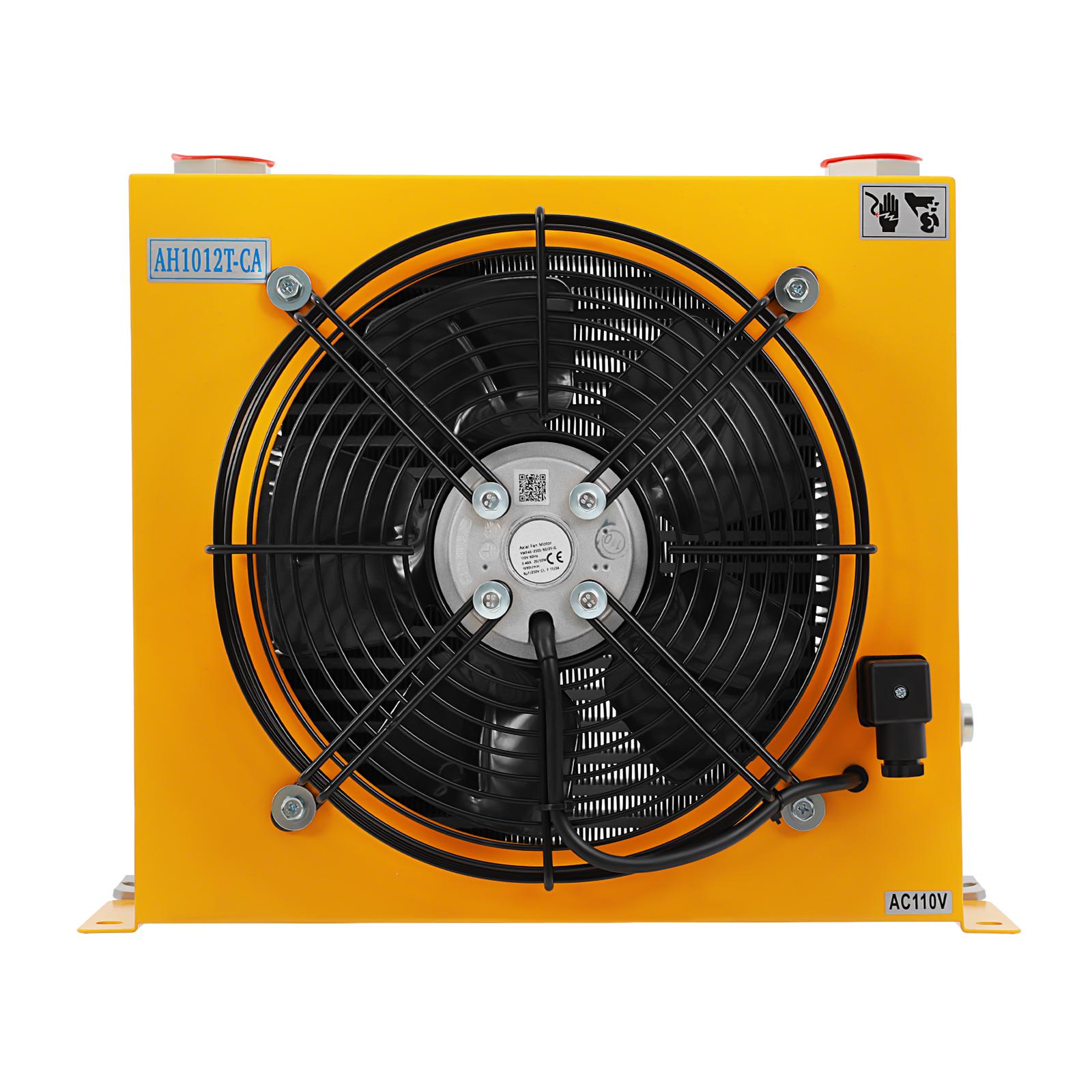 

Industrial Hydraulic Oil Cooler 5.6KW 100L/Min AC 110V for Engineering Construction Machinery CNC Machine Tools Hydraulic System жёлтый