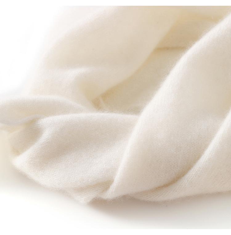 Women's 100% Pure Cashmere Triangle Scarf - Soft, Warm & Fashionable for Autumn/Winter