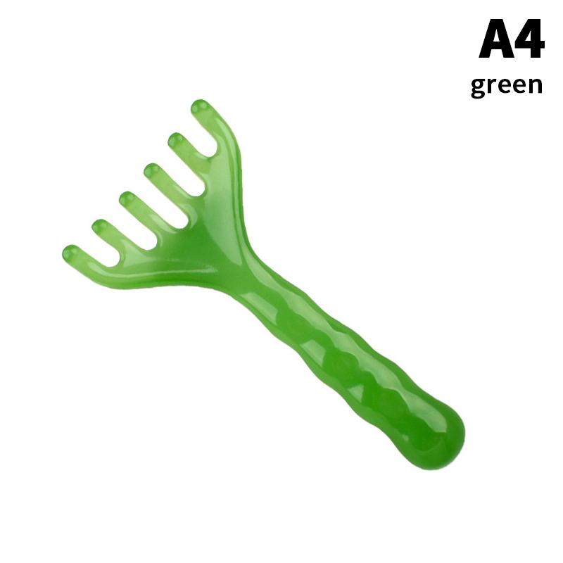 

Смола Массажная расческа для кожи головы Бамбуковый секционный стиль Акупрессура Меридианная терапия Уход за волосами Портативный инструмент для гуаша Релаксация