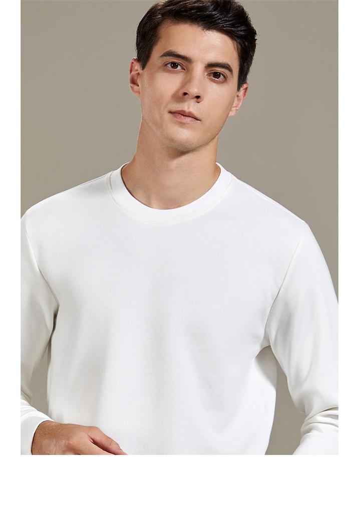 Modal Fabric Soft and Breathable Long Sleeve Sweatshirt for Men