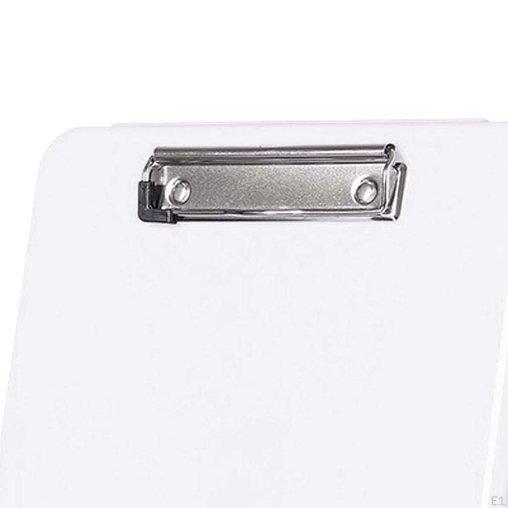 Clipboard with Storage A4 Binder Low Profile Clip Nursing for Office