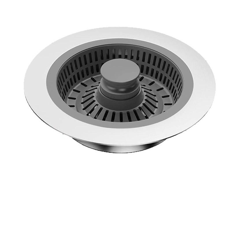 Stainless Steel Sink Pop-up Drain Basket Kitchen Sink Bounce Core Plug Anti-odor Leakage Stopper for Vegetable Washing Basin