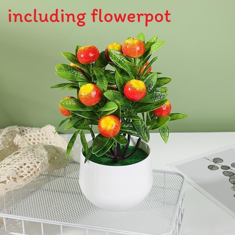 Artificial Plant Decoration With Plastic Craft For Home Office Decor