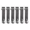 6Pcs Stainless Steel Kayak Paddle Spring Clips Replacement Awning Tent Poles Push Button Clips Tube Locking Pin Clips