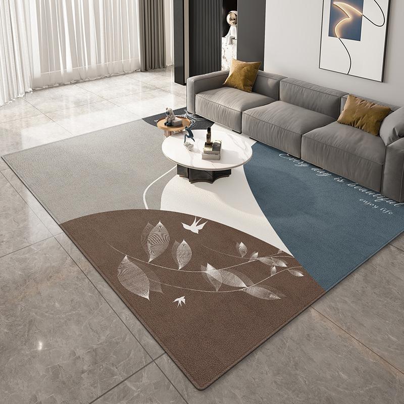 Minimalist Luxury Lint-free Carpet for Living Room Decoration Bedroom Office Easy Clean Rug Large Area Antiskid Soft Floor Mats