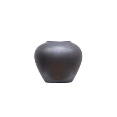 Ceramic Round Urn Vase Decorative Home Accent Ideal Fresh Flowers Dried Stems Indoor Use Graceful Curves Sophisticated Design