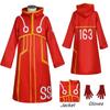 Egghead Island Kostüm Monkey D. Luffy Robe Cosplay Kostüm 163 Luffy Jacke Mantel Hut Outfit Halloween Anzug