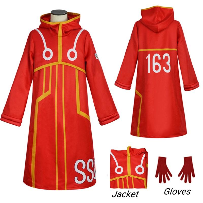 Egghead Island Kostüm Monkey D. Luffy Robe Cosplay Kostüm 163 Luffy Jacke Mantel Hut Outfit Halloween Anzug