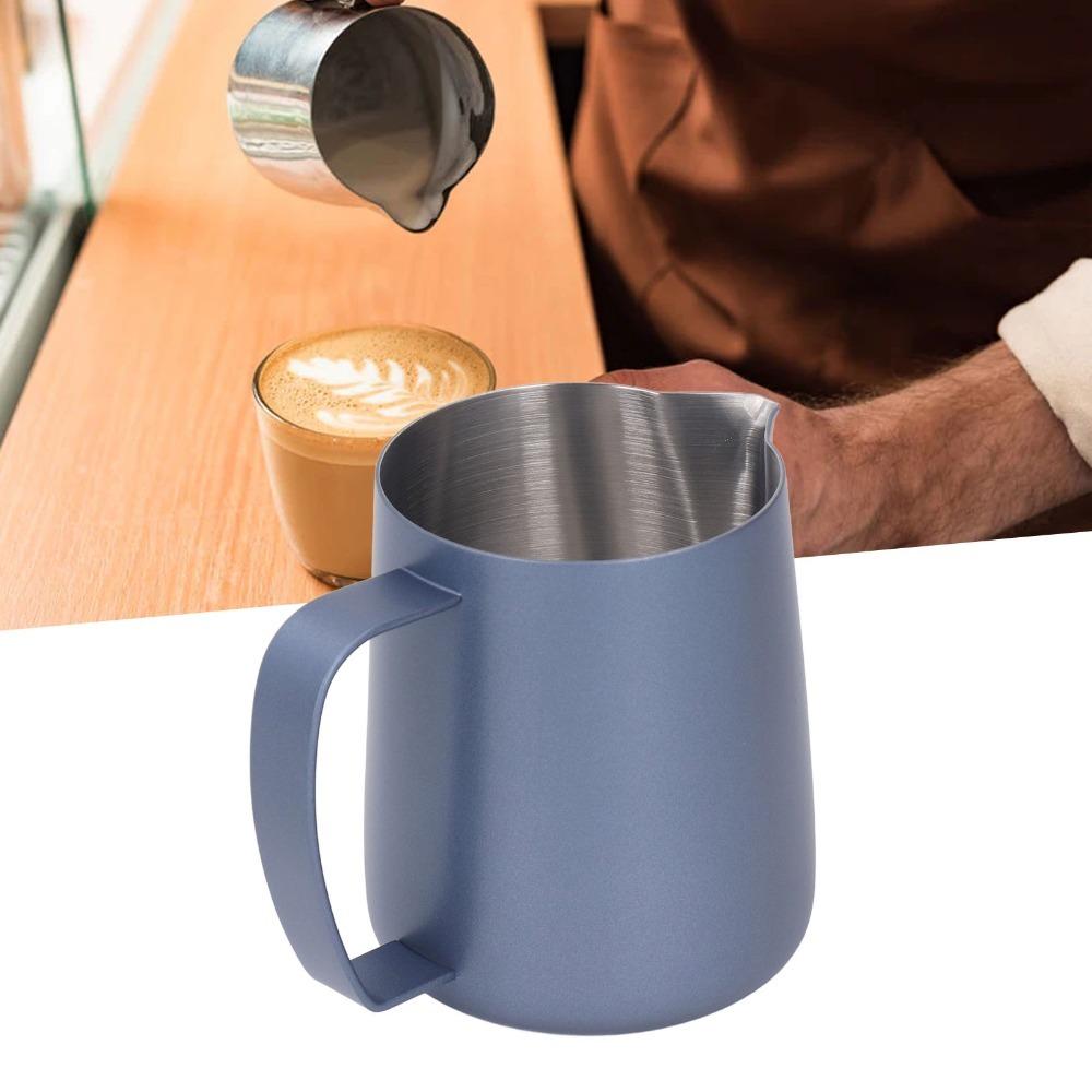 450ml Milk Frother Cup Stainless Steel Milk Frothing Pitcher Coffee Making