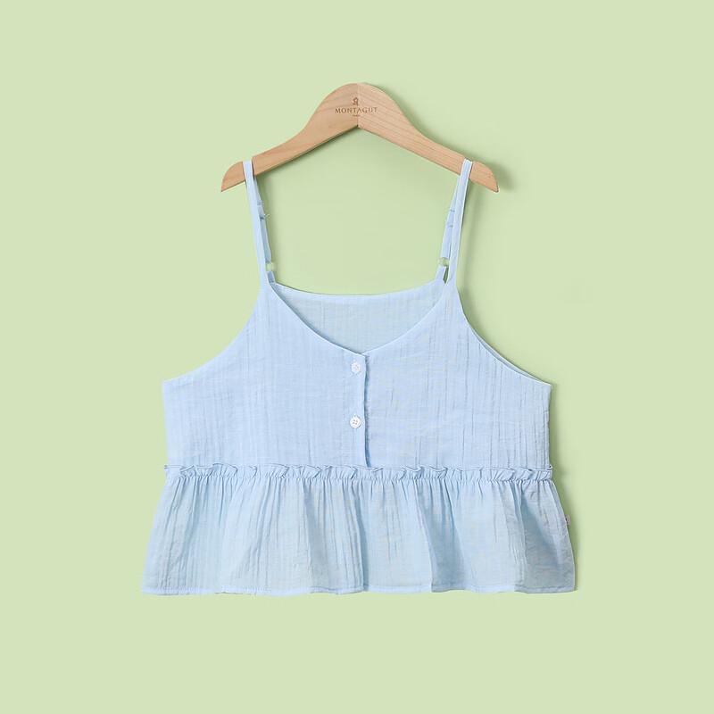 Montagut Girls' Ruffle Three-Piece Summer Set
