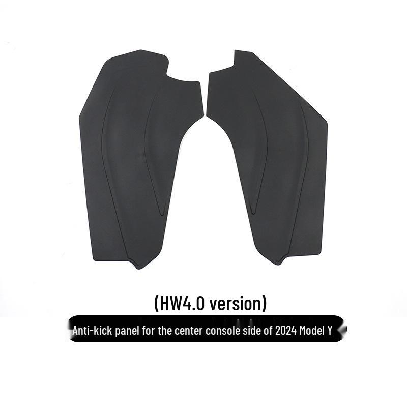 2024 Model Y Console Side Bumper Anti-kick Mat - Full Coverage TPE Interior Protection